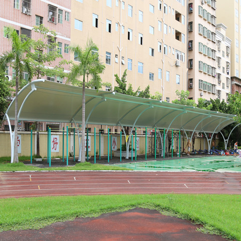 膜结构雨棚 深圳南联学校